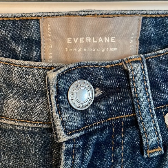Everlane high rise straight jean - Picture 2 of 6